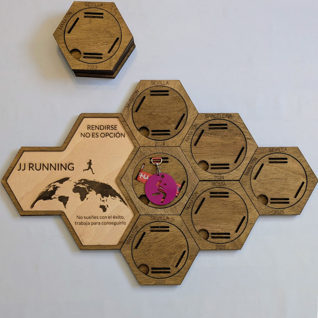 🏅Medallero Central + Hexágonos 🏅
