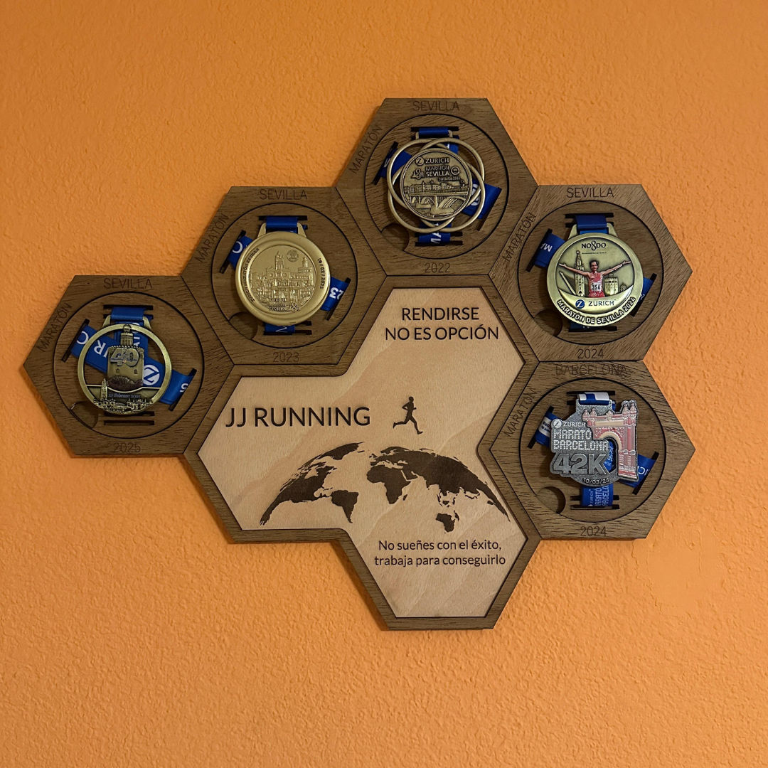 🏅Medallero Central + Hexágonos 🏅