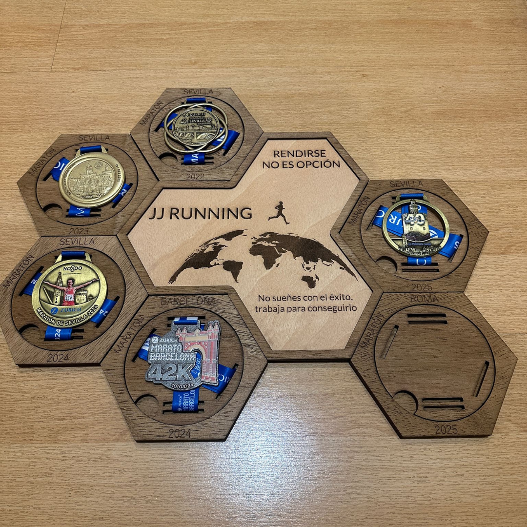 🏅Medallero Central + Hexágonos 🏅