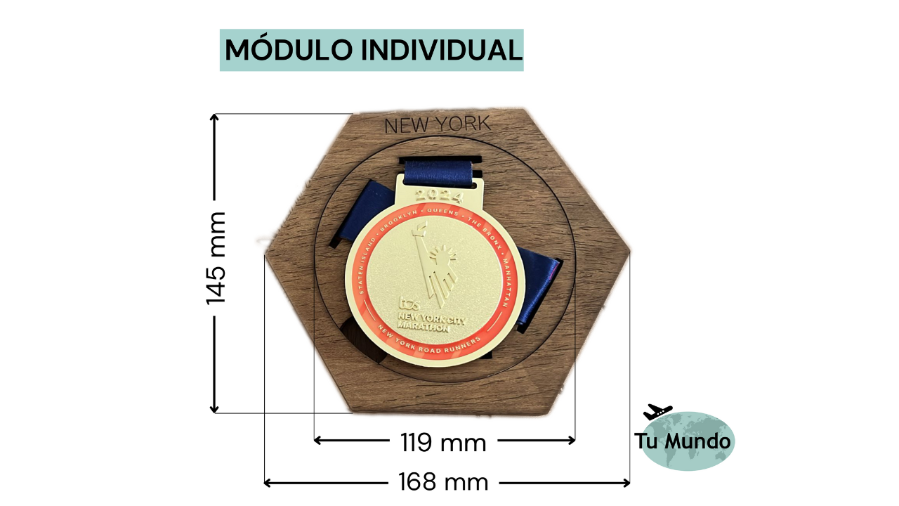 🏅Hexágono Medalla🏅