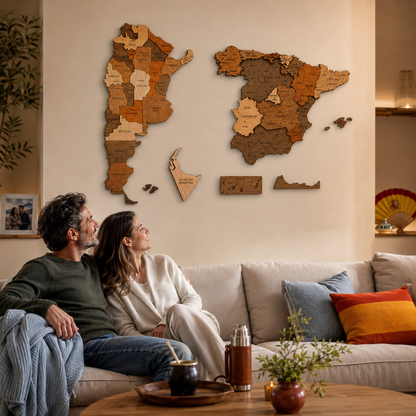 Pack Emigramos — Mapa Argentina + Mapa España