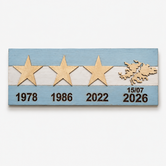 Cuadro 3 Estrellas + Malvinas