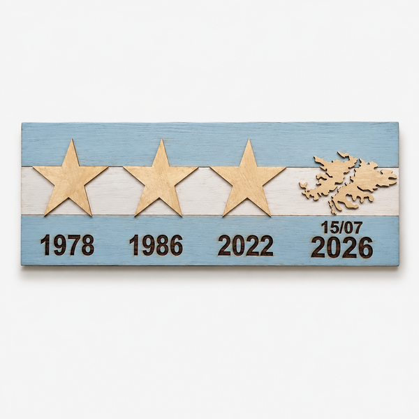 Cuadro 3 Estrellas + Malvinas