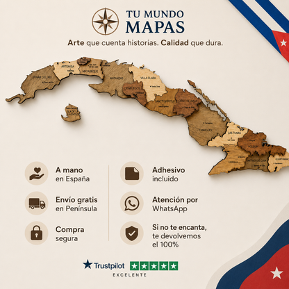 Map of Cuba