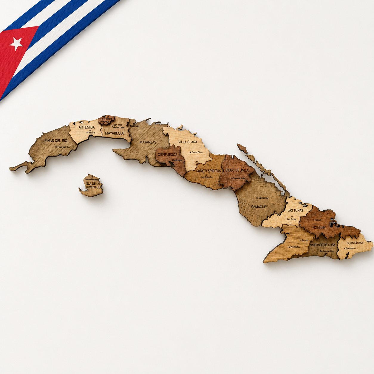 Map of Cuba
