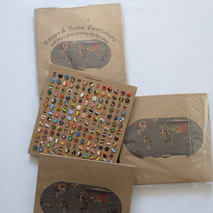 Chinchetas con Banderas de Países
