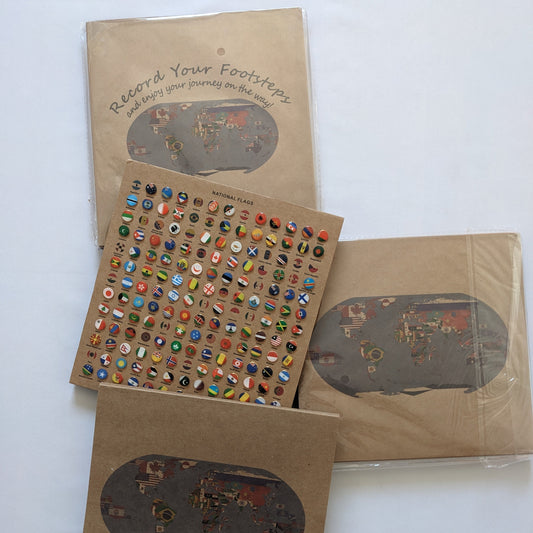 Chinchetas con Banderas de Países